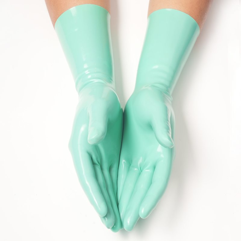 Mold Natural Latex Short Gloves