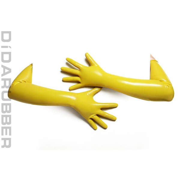 Mold Natural Latex Long Gloves