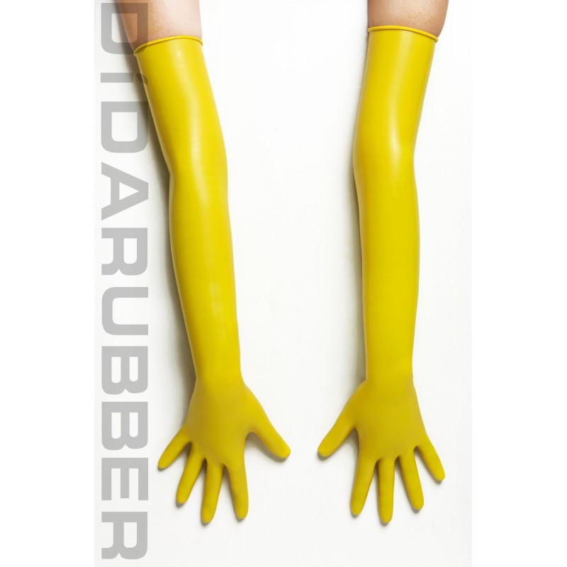 Mold Natural Latex Long Gloves