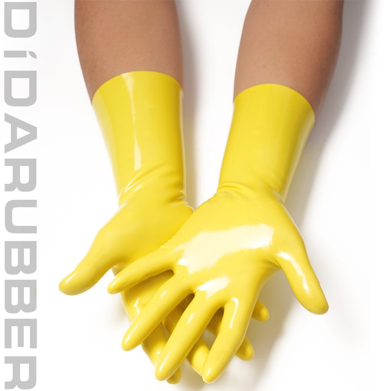 Mold Natural Latex Short Gloves